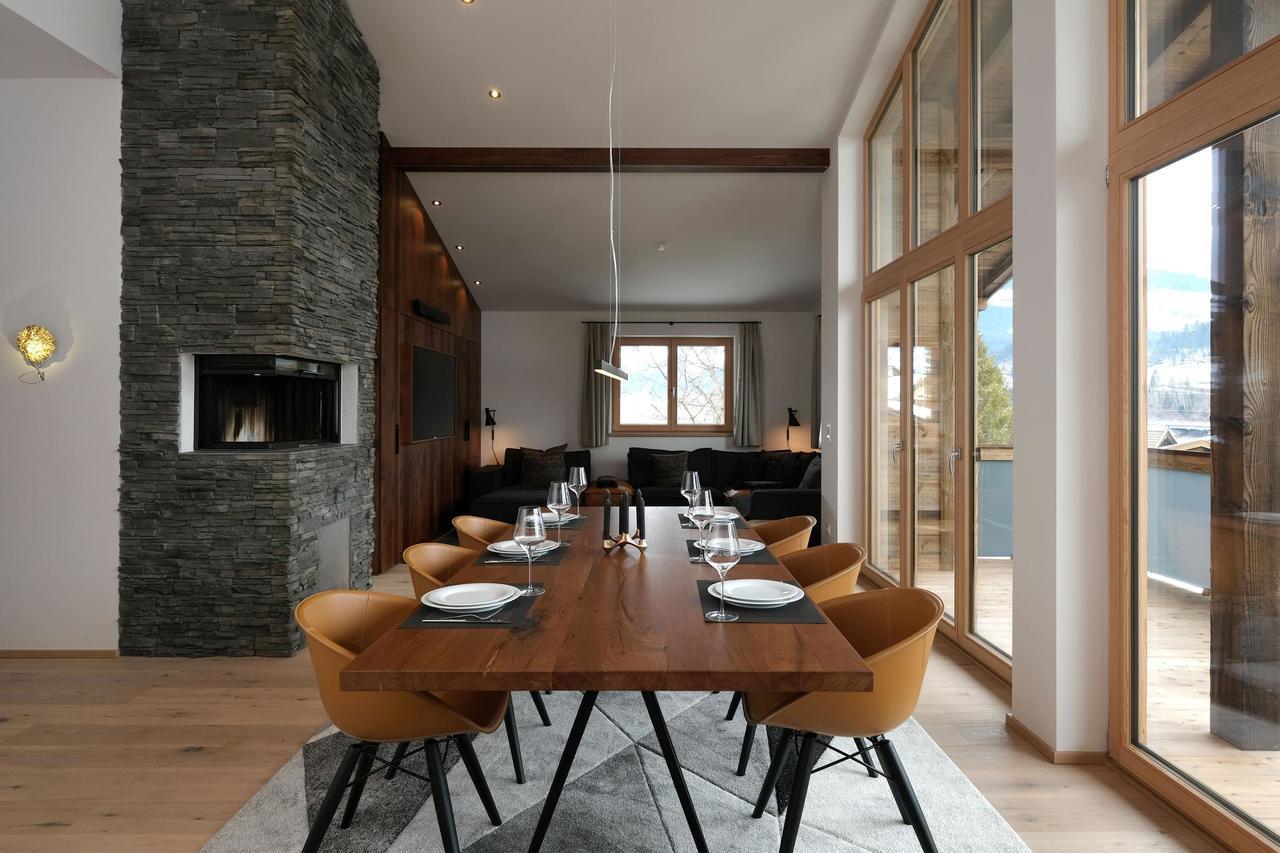 Alpin Penthouse Hollersbach Apartment ฮอลเลอร์บาค อิม พินซ์เกา ภายนอก รูปภาพ
