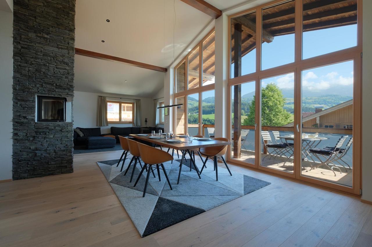 Alpin Penthouse Hollersbach Apartment ฮอลเลอร์บาค อิม พินซ์เกา ภายนอก รูปภาพ